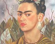 Self Portrait Dedicated to Dr Eloesser - 弗里达·卡洛